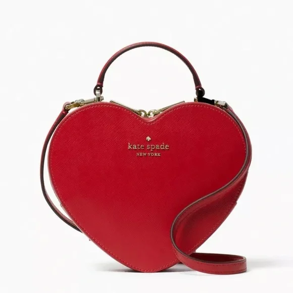 MAKE AN OFFER  Kate spade heart love shack cherry crossbody shack - Picture 6 of 6
